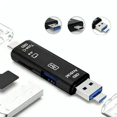 GENERICO - LECTOR MICRO SD USB 3 EN 1 OTG