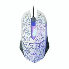 REPTILEX - GAMING MOUSE CON SENSOR OPTICO DE LUZ LED 1000 DPI - WHITE.