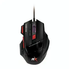 REPTILEX - MOUSE GAMING 7 BOTONES CON LUZ LED 1200-1600-2400-3200 DPI
