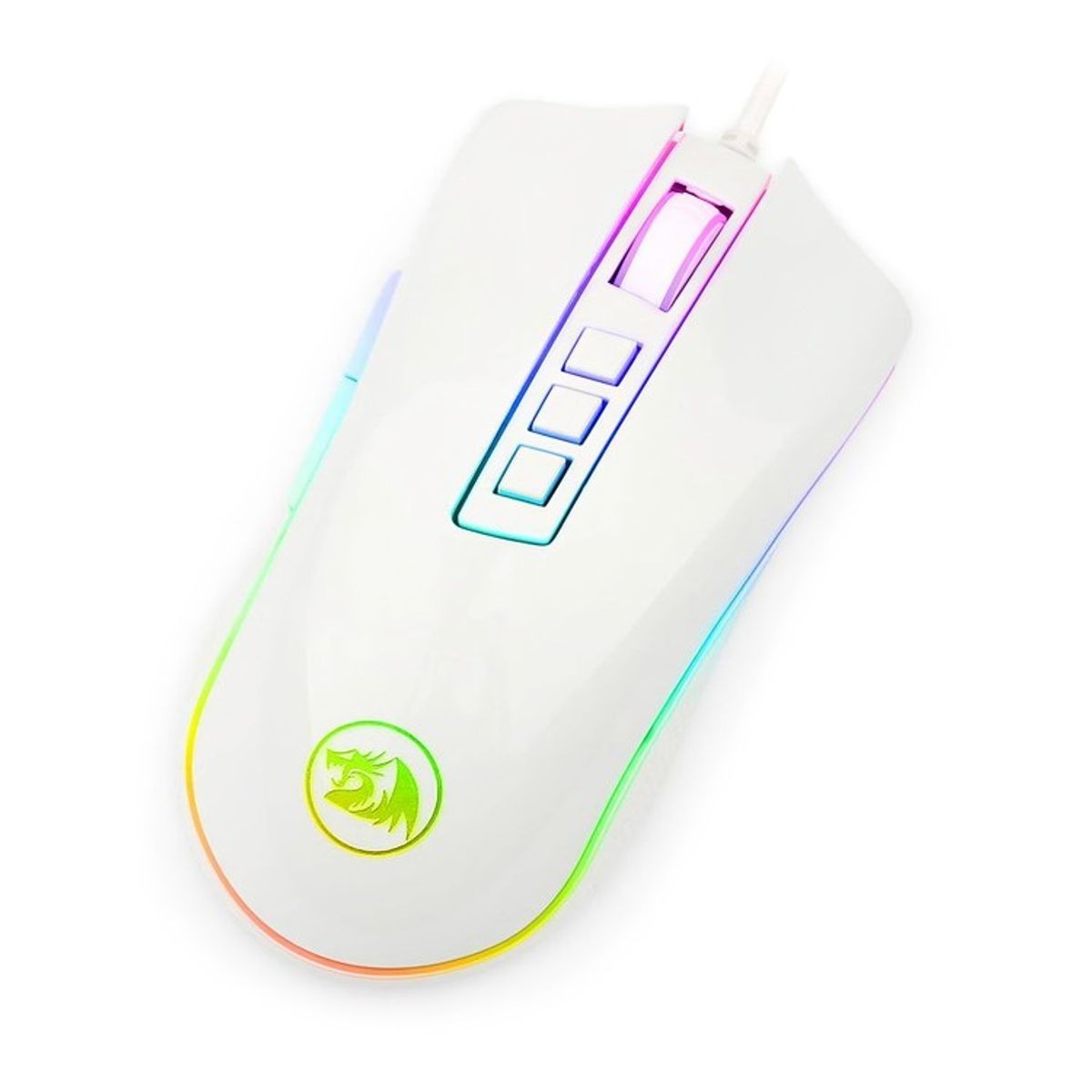 REDRAGON - M711W MOUSE ALAMBRICO GAMER RGB COBRA WHITE