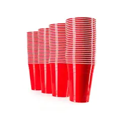 GENERICO - 50 Vasos Plasticos Vaso Desechable de Fiesta