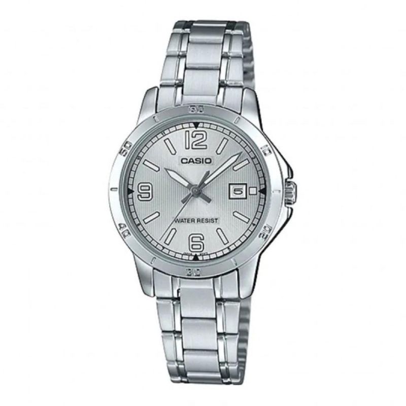 CASIO - Reloj Ltp-V004d-7b2 Mujer Analogo Metal - Plateado