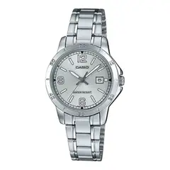 CASIO - Reloj Ltp-V004d-7b2 Mujer Analogo Metal - Plateado