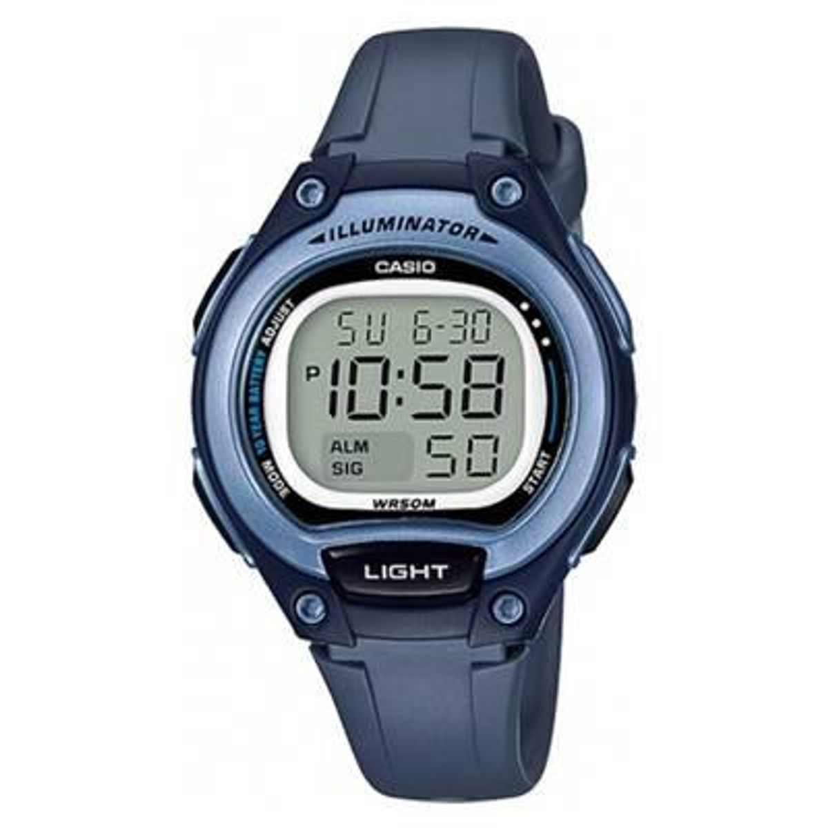 CASIO - Reloj Lw-203-2av Mujer Digital Resina - Azul Marino