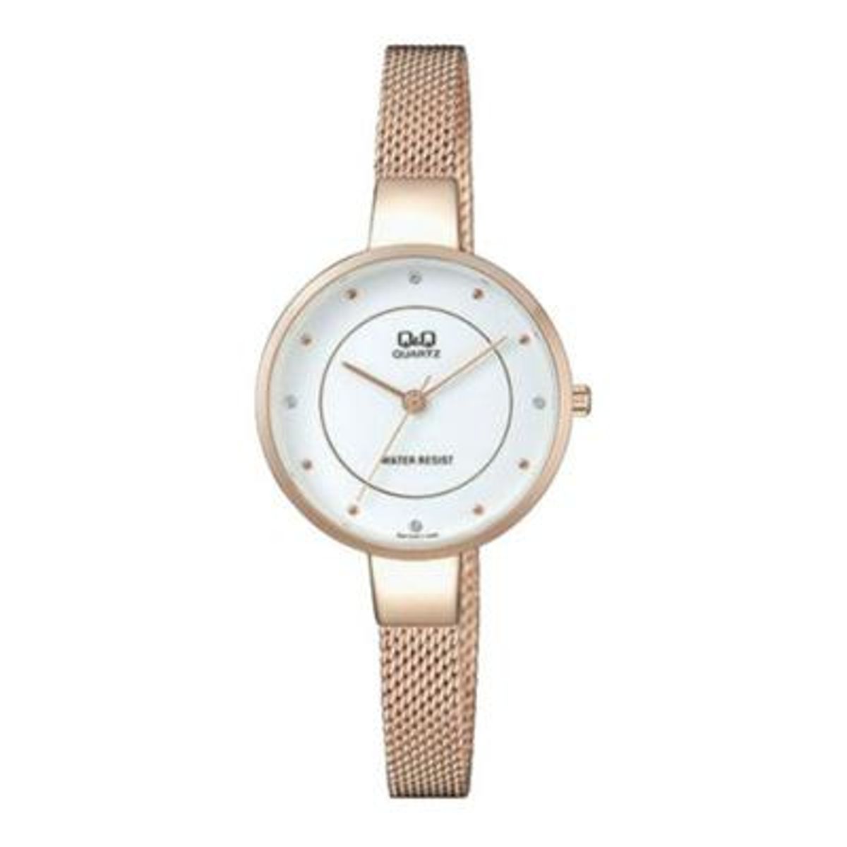 Q&Q - Reloj Qa17j011y Mujer Analogo Metal - Rosa