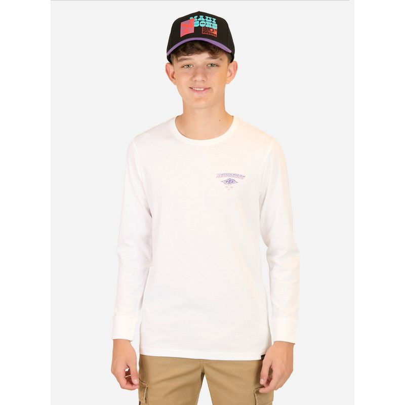 MAUI AND SONS - Polera ML Tiki Power Blanco Infantil Maui And Sons - Blanco