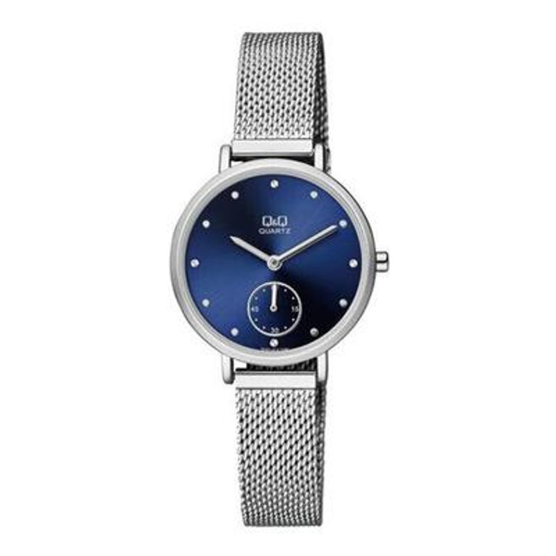 Q&Q - Reloj Qa97j212y Mujer Analogo Metal - Plateado