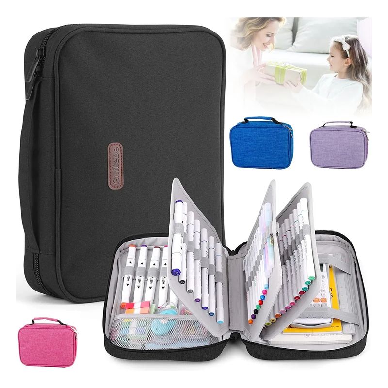 EDWINAYY - Estuche Para Lápices72 Ranuras Lapiceras Organizador Escolar