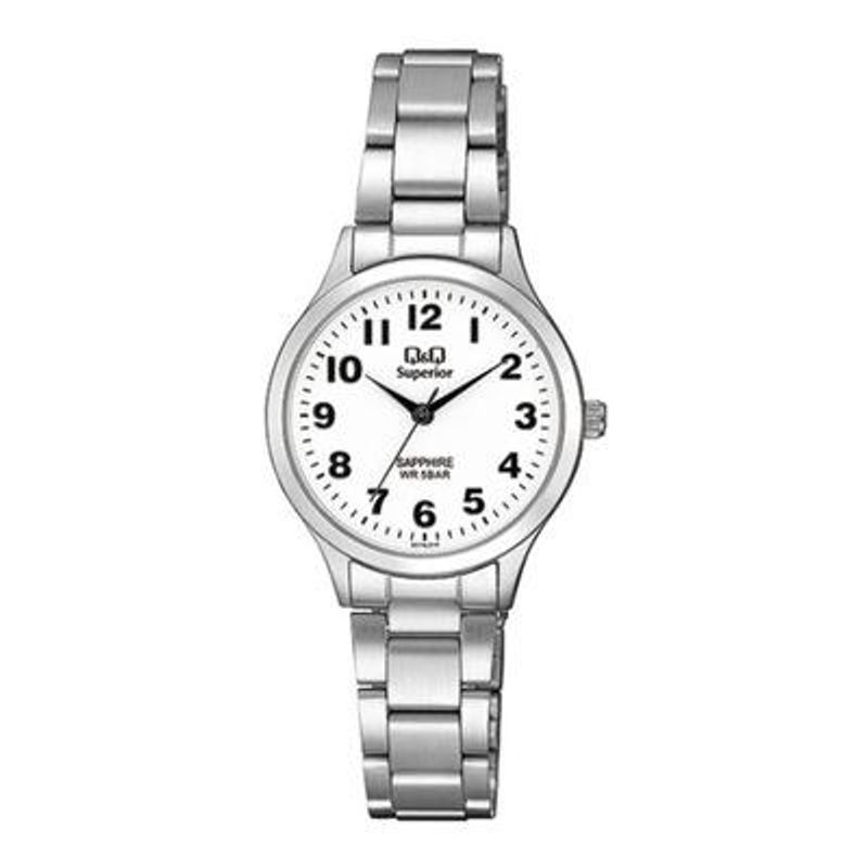 Q&Q - Reloj S279j214y Mujer Analogo Metal - Plateado