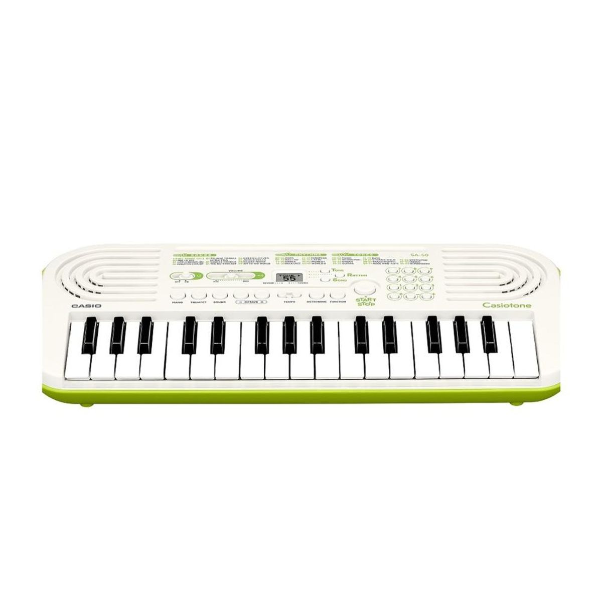 CASIO - Teclado Piano SA-50 - Blanco