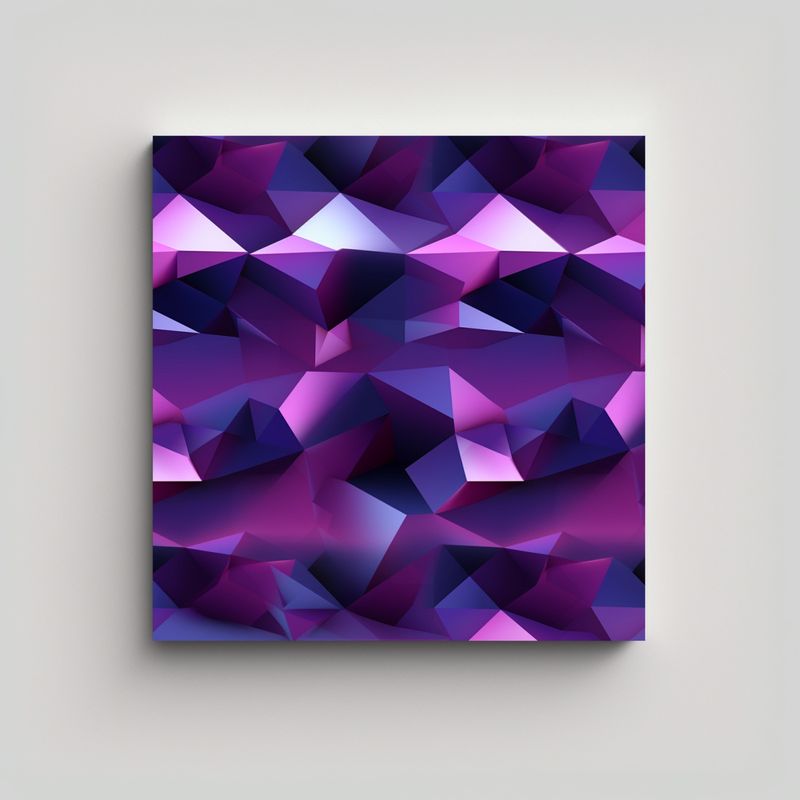 GENERICO - Pinturas Decorativas Geométricas Futuristas En 80x80 Cm