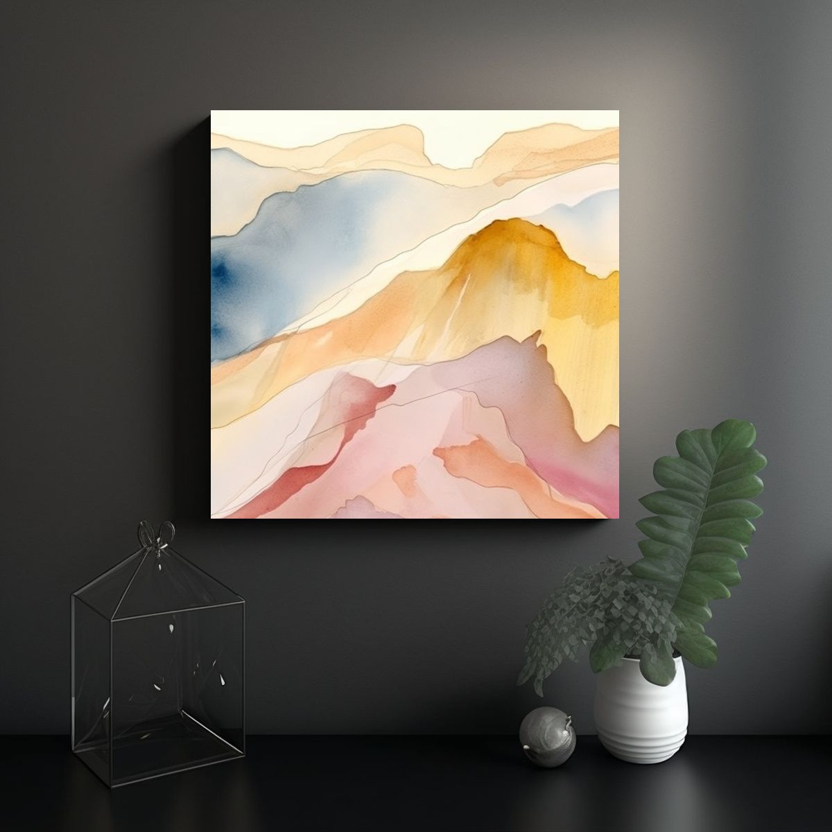 GENERICO - Cuadro Fotografía Equilibrio Cuadro Moderna 50x50 Cm