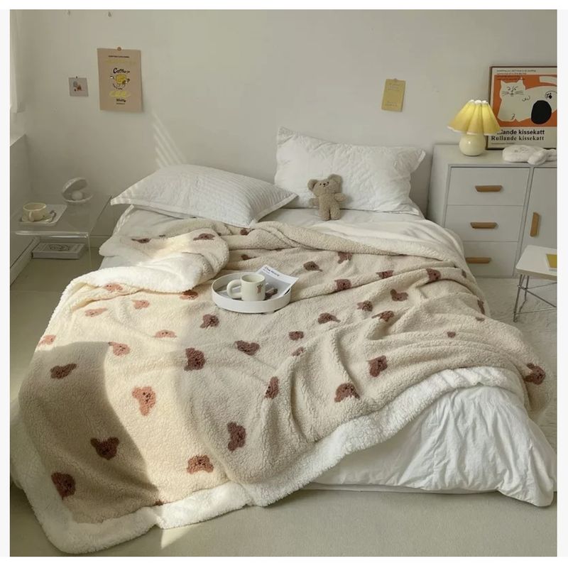 HOMER DESIGN - Frazada Manta Sherpa Polar Termica 2 Plaza 200*230cm Hmmt5
