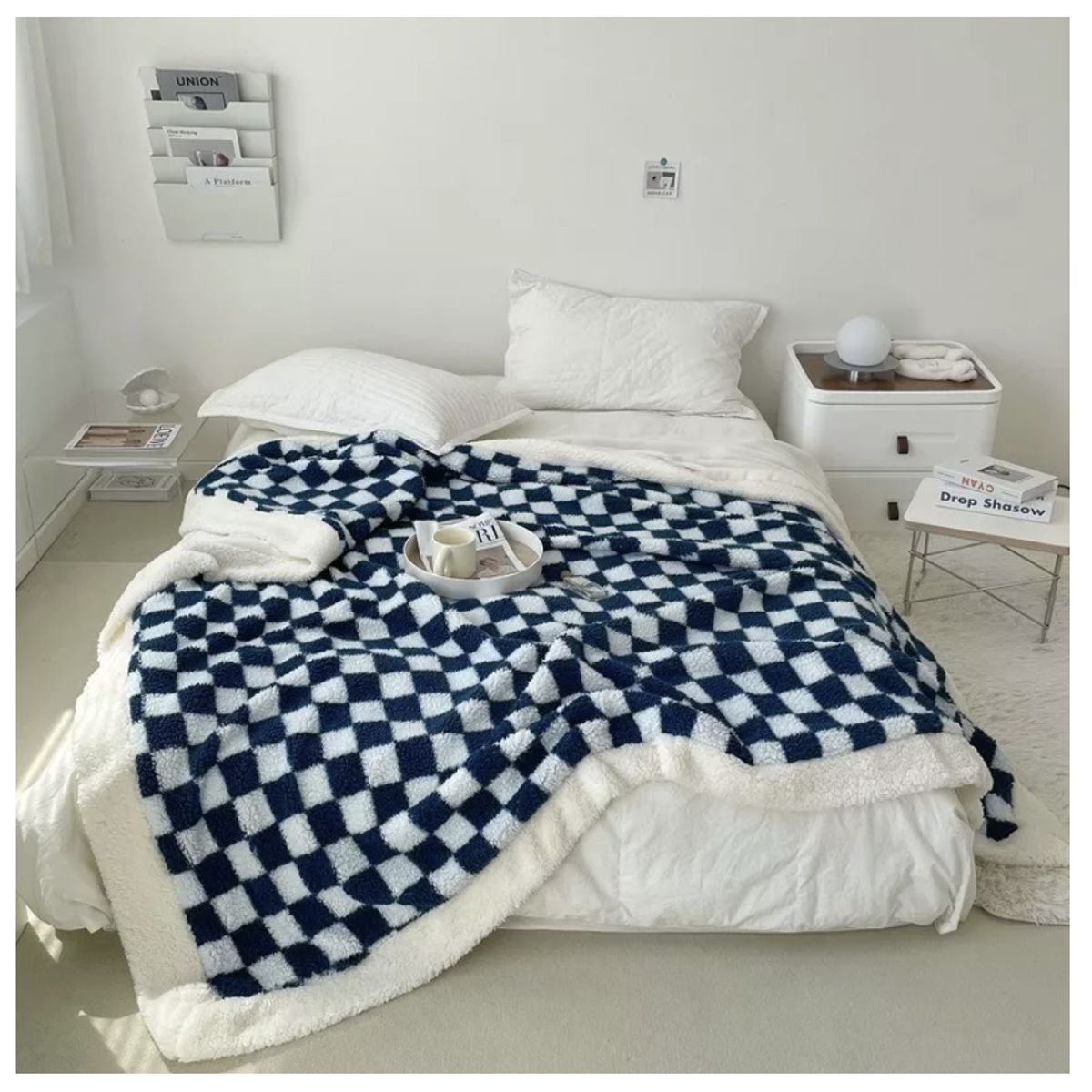 HOMER DESIGN - Frazada Manta Sherpa Polar Termica 2 Plaza 200*230cm Hmmt10