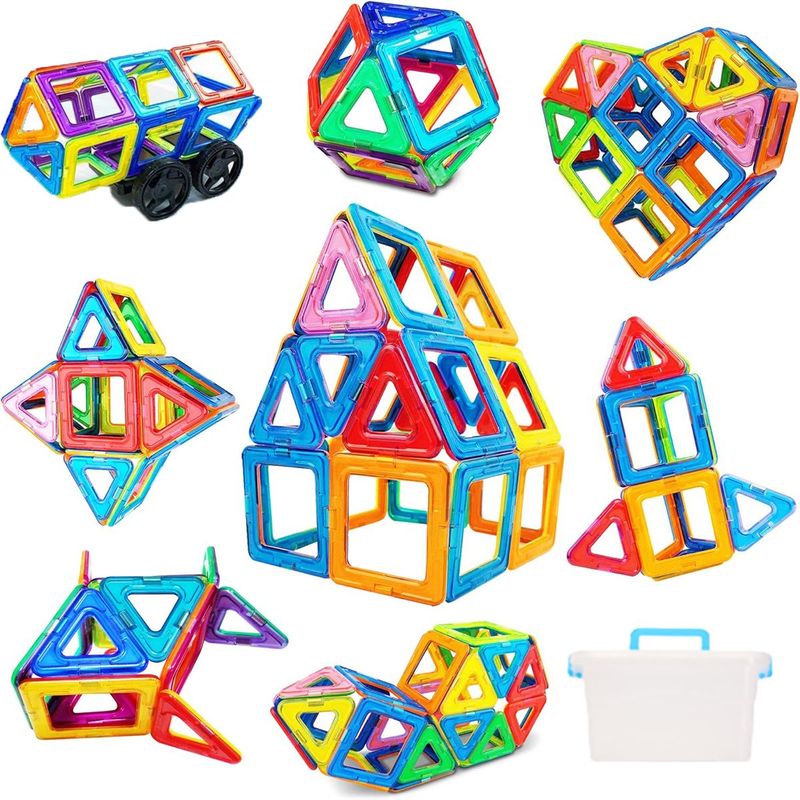 GENERICO - 30 Piezas Juego Bloques Magnéticos 3d Creativos Para Niños