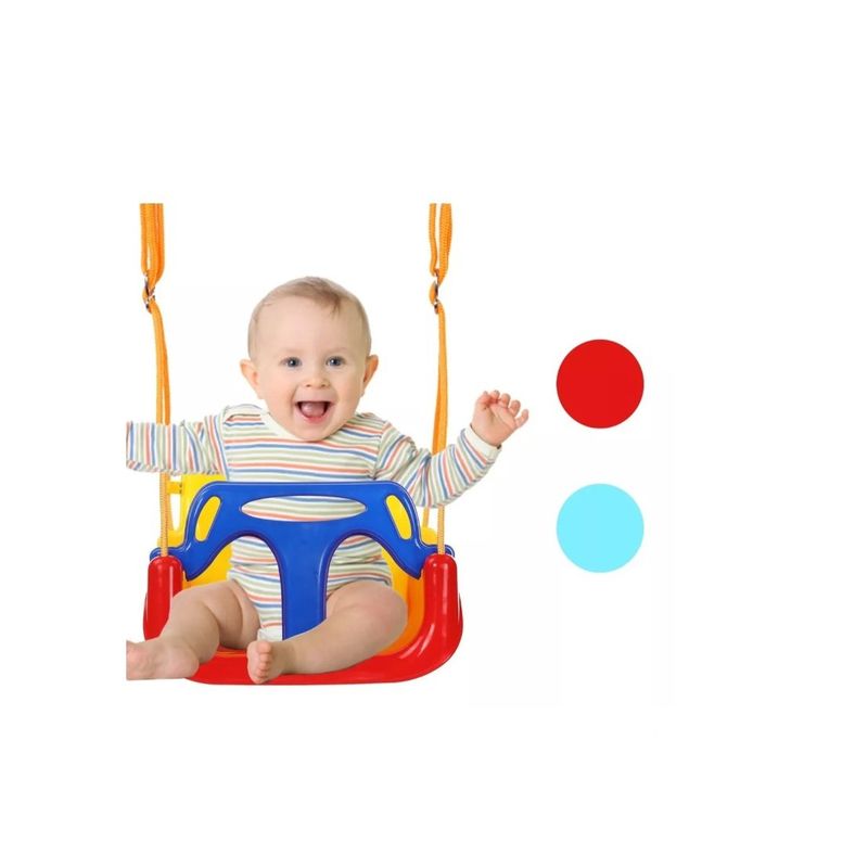 GENERICO - Columpio Silla 3 En 1 Ajustable Portátil boy Asiento Colors