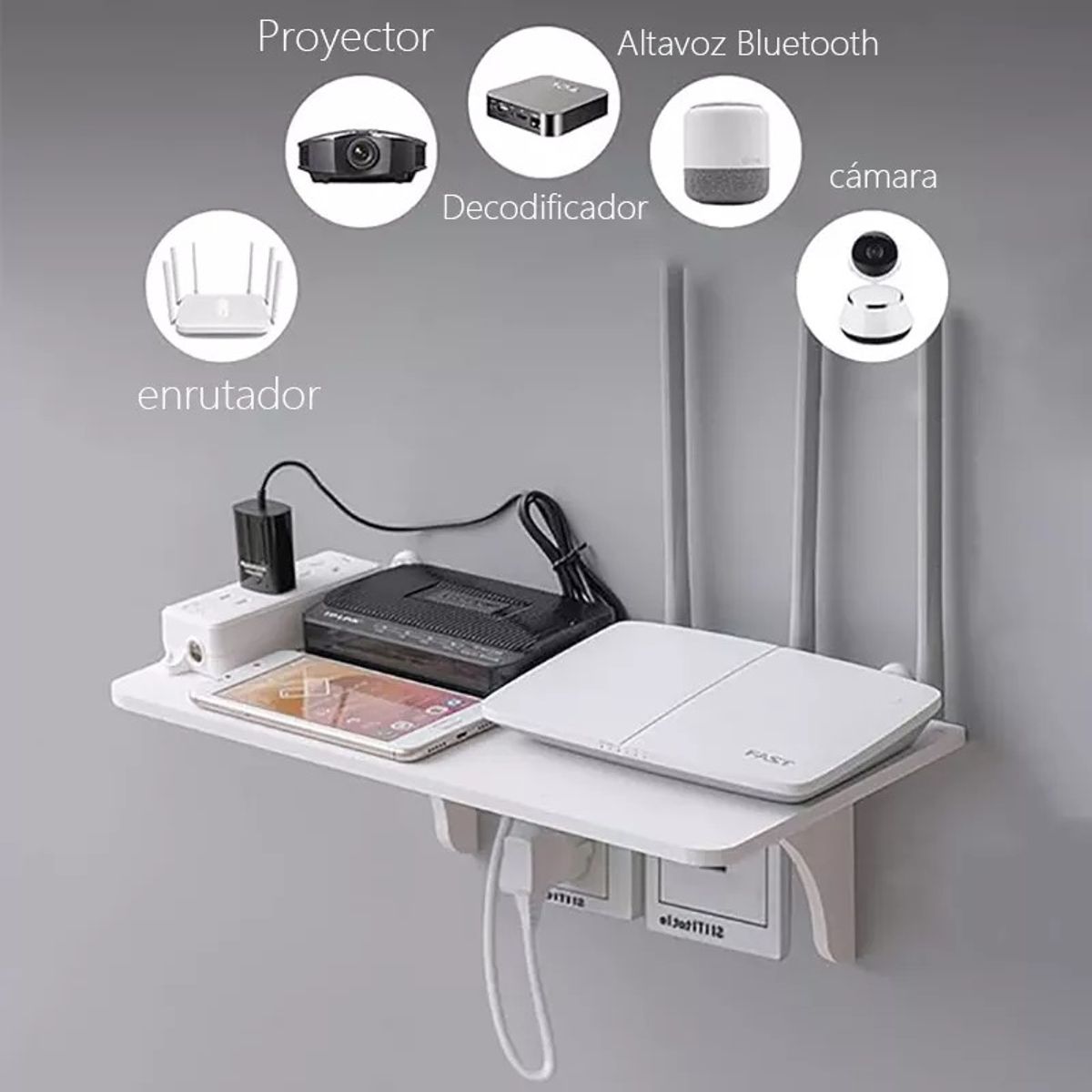 TNAKIEX - Estantes Flotantes De Madera Para Cocina Salón Y Dormitorio