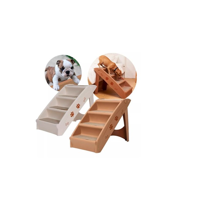 GENERICO - Escalera Plegable De 4 Pisos Para Gatos Perros Y Mascotas