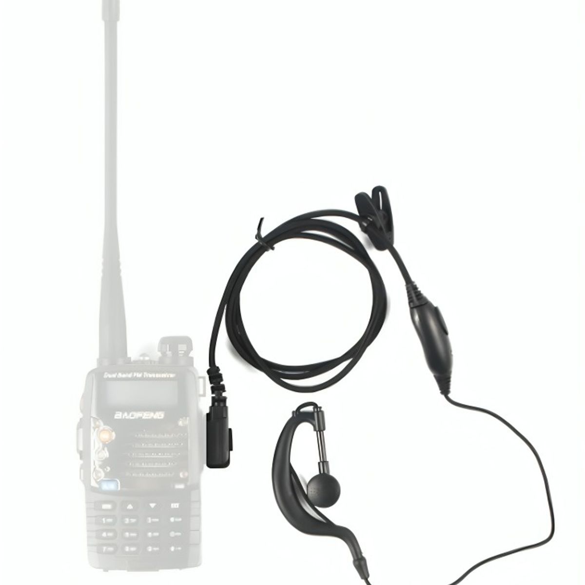 FIFINE - Auricular de 2 vías para walkie-talkie.