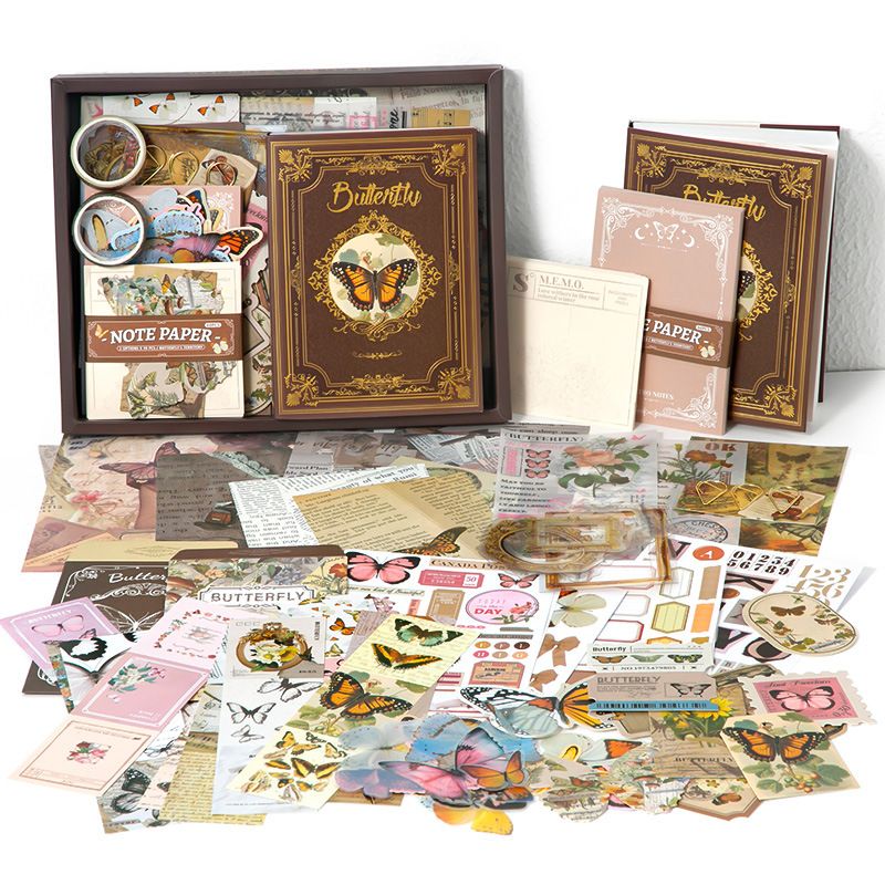 TIOZONEY - 140pcs Set de pegatinas para álbumes de recortes