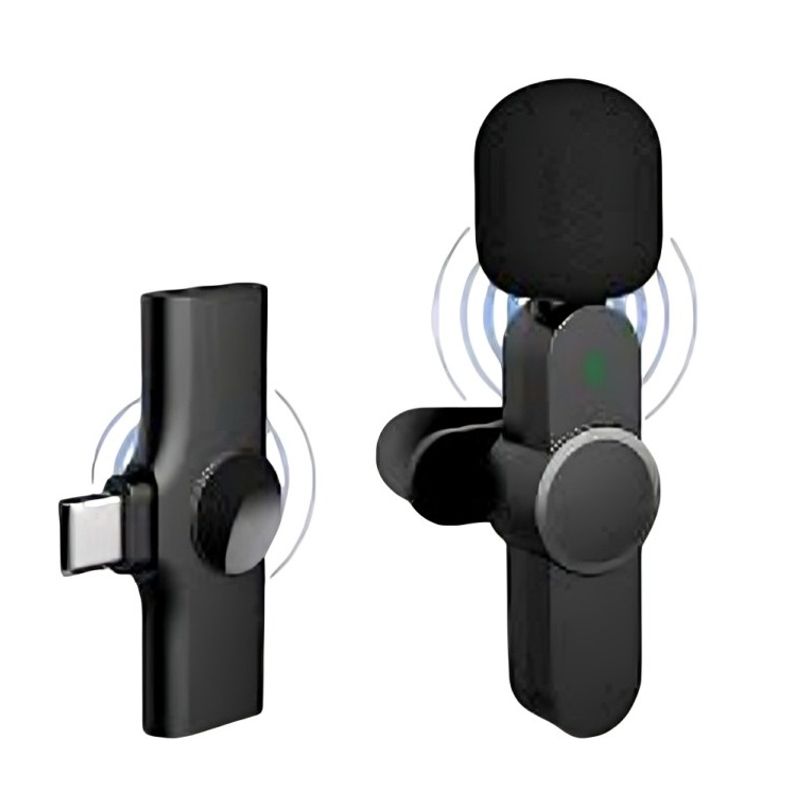 OEM - Micrófono Lavalier Solapa Inalámbrico Tipo - C Para Celular