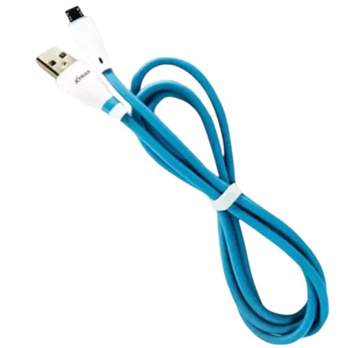 DBLUE - CABLE USB PLANO PARA IPHONEIPAD 5 6  BLUE