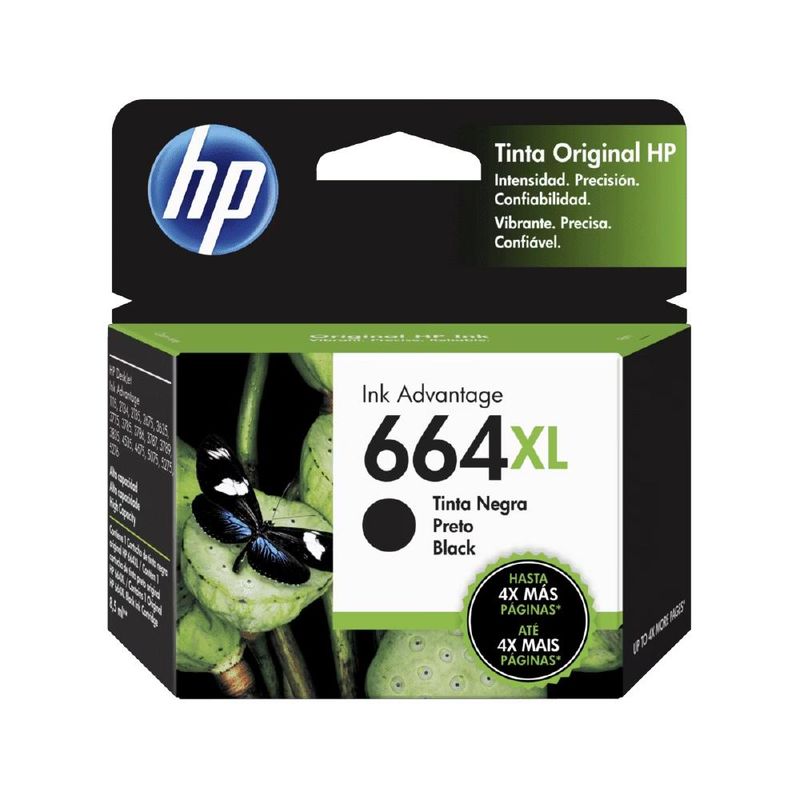 HP - Tinta HP 664 XL Black Ink Cartridge HP 664 XL Black Ink Cartridge