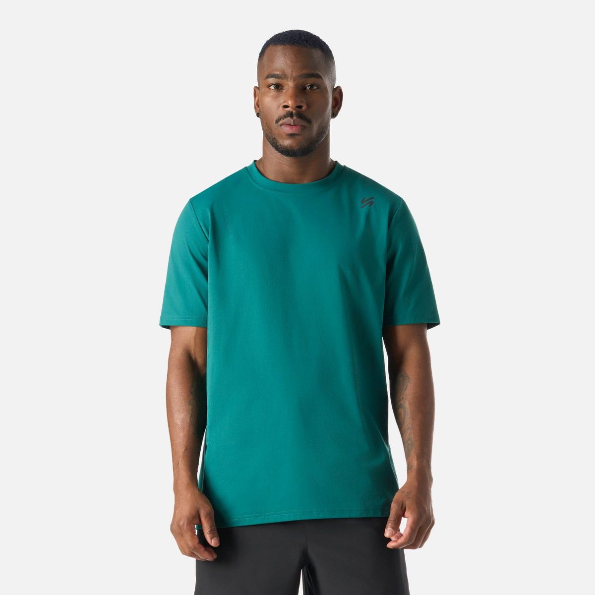 VULCANO - Polera Hombre Tempo T-Shirt Petroleo Vulcano
