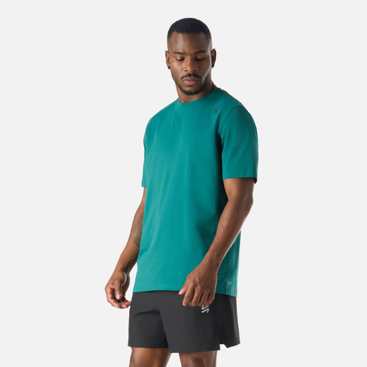 VULCANO - Polera Hombre Tempo T-Shirt Petroleo Vulcano