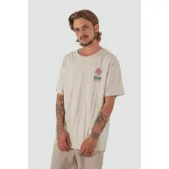 KAYA UNITE - Polera Hombre Nature Bone
