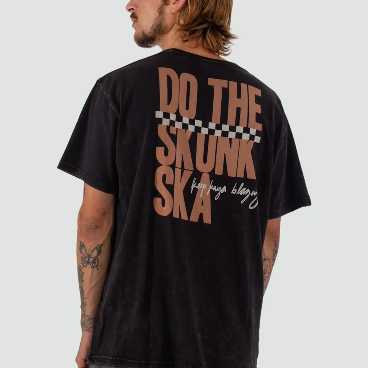 KAYA UNITE - Polera Hombre Skunk Negra