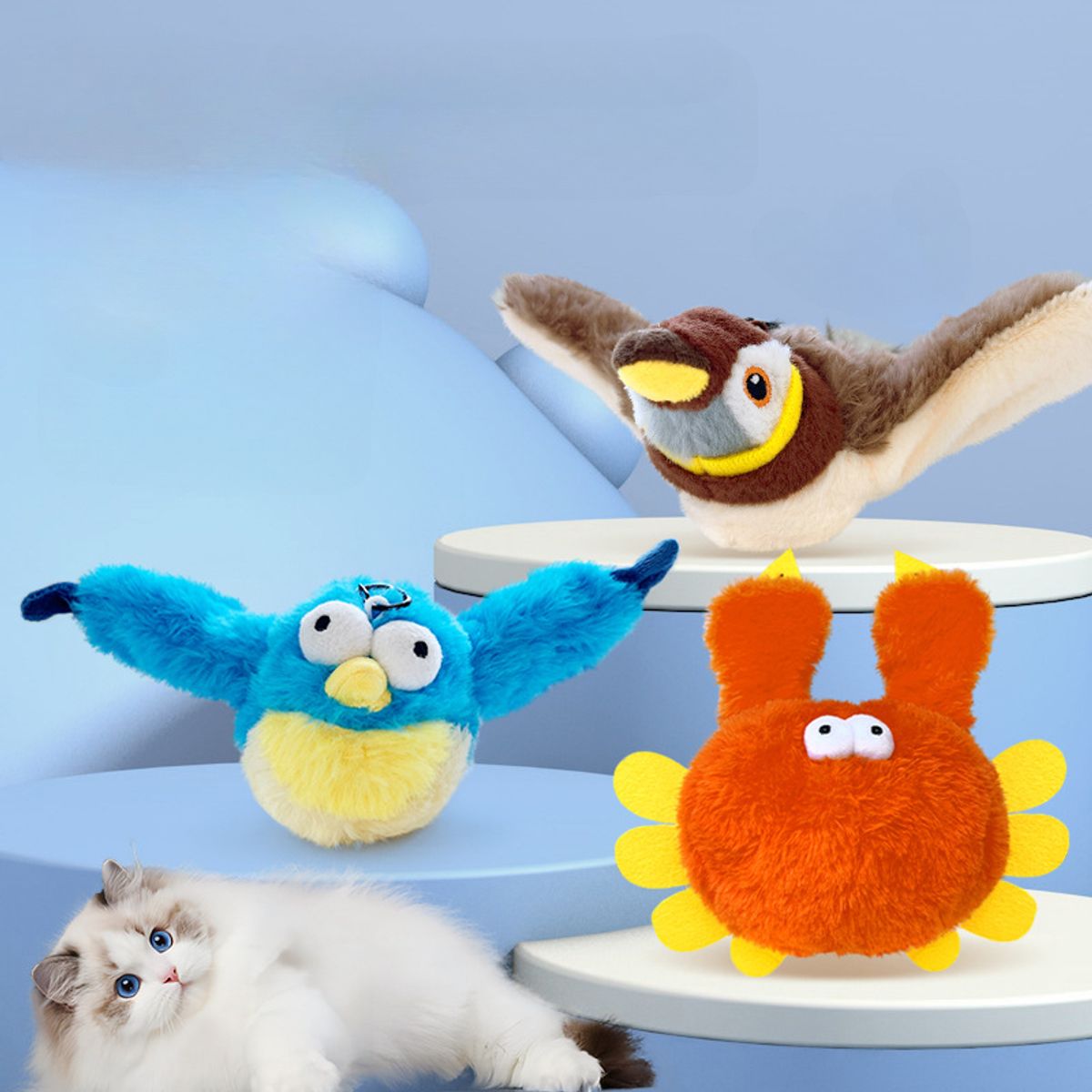 TIOZONEY - Juguetes de peluche para mascotas