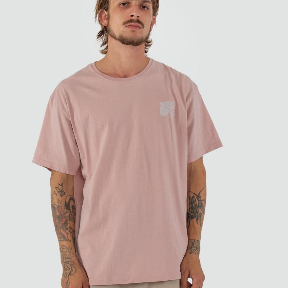 KAYA UNITE - Polera Hombre Orgánica Classy Rosa