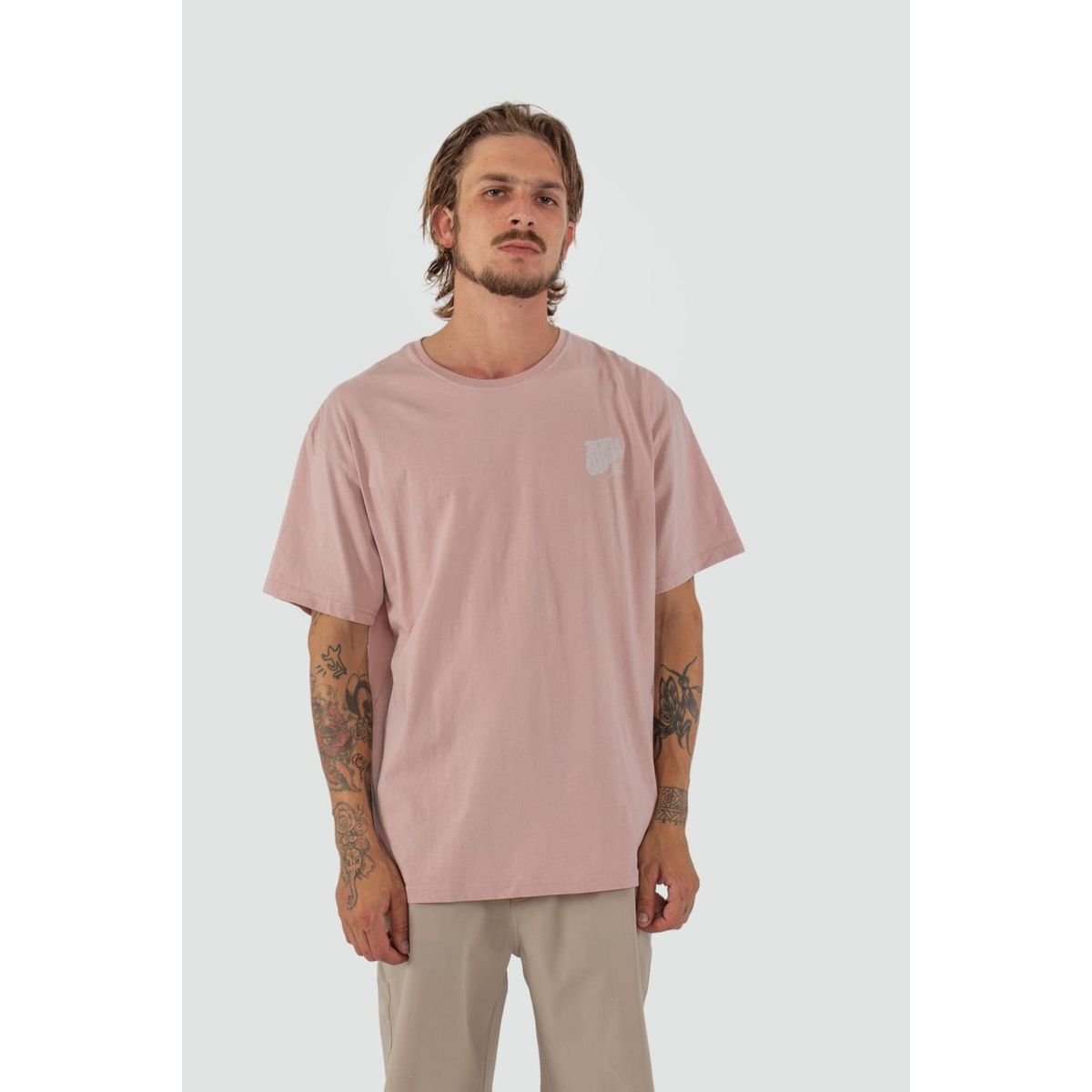 KAYA UNITE - Polera Hombre Orgánica Classy Rosa