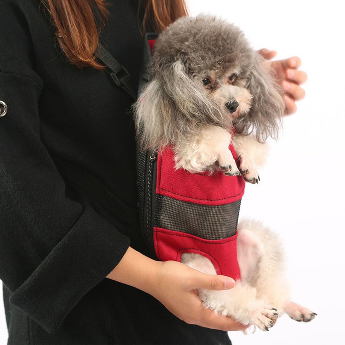 TIOZONEY - Mochila Oxford perro de tela de diseño de moda alimentos-L