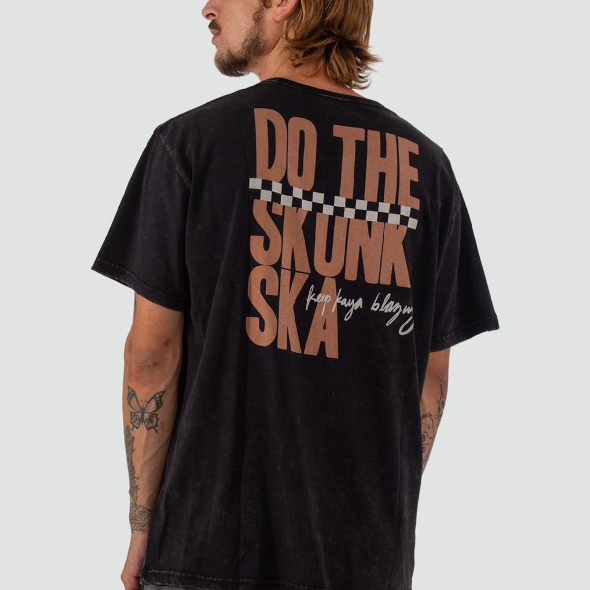 KAYA UNITE - Polera Hombre Skunk Negra