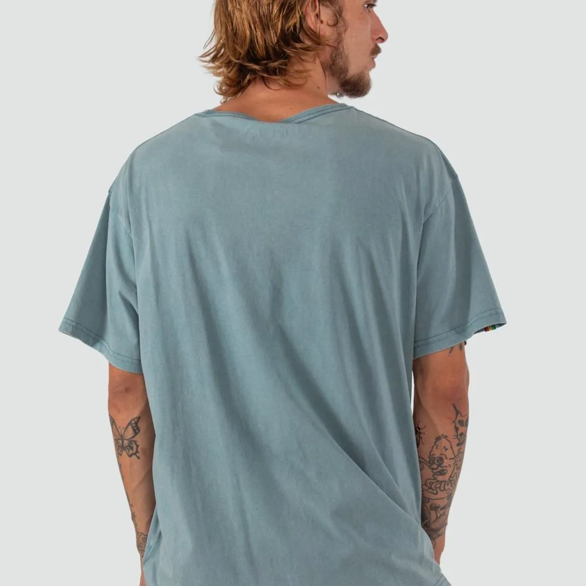 KAYA UNITE - Polera Hombre Wave Teal