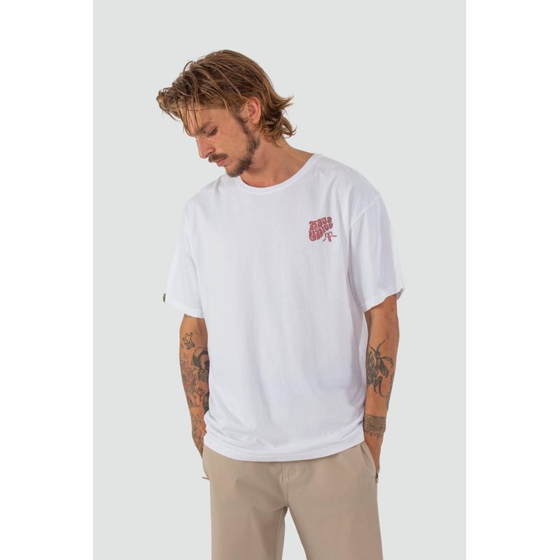 KAYA UNITE - Polera Hombre Orgánica Classy Blanca