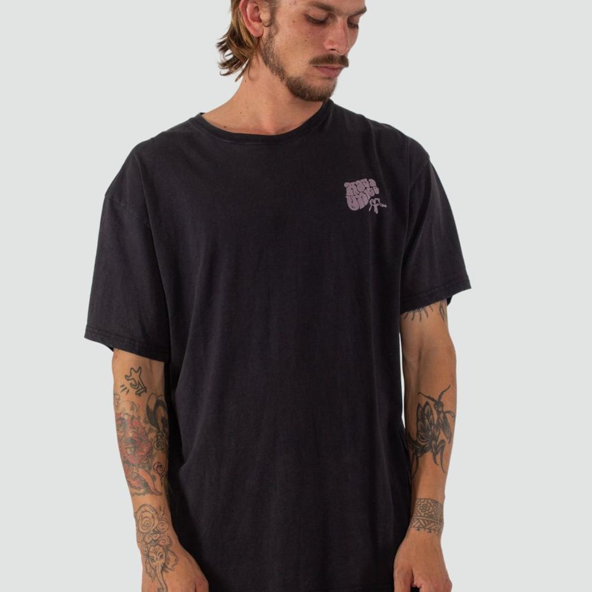 KAYA UNITE - Polera Hombre Orgánica Classy Negra