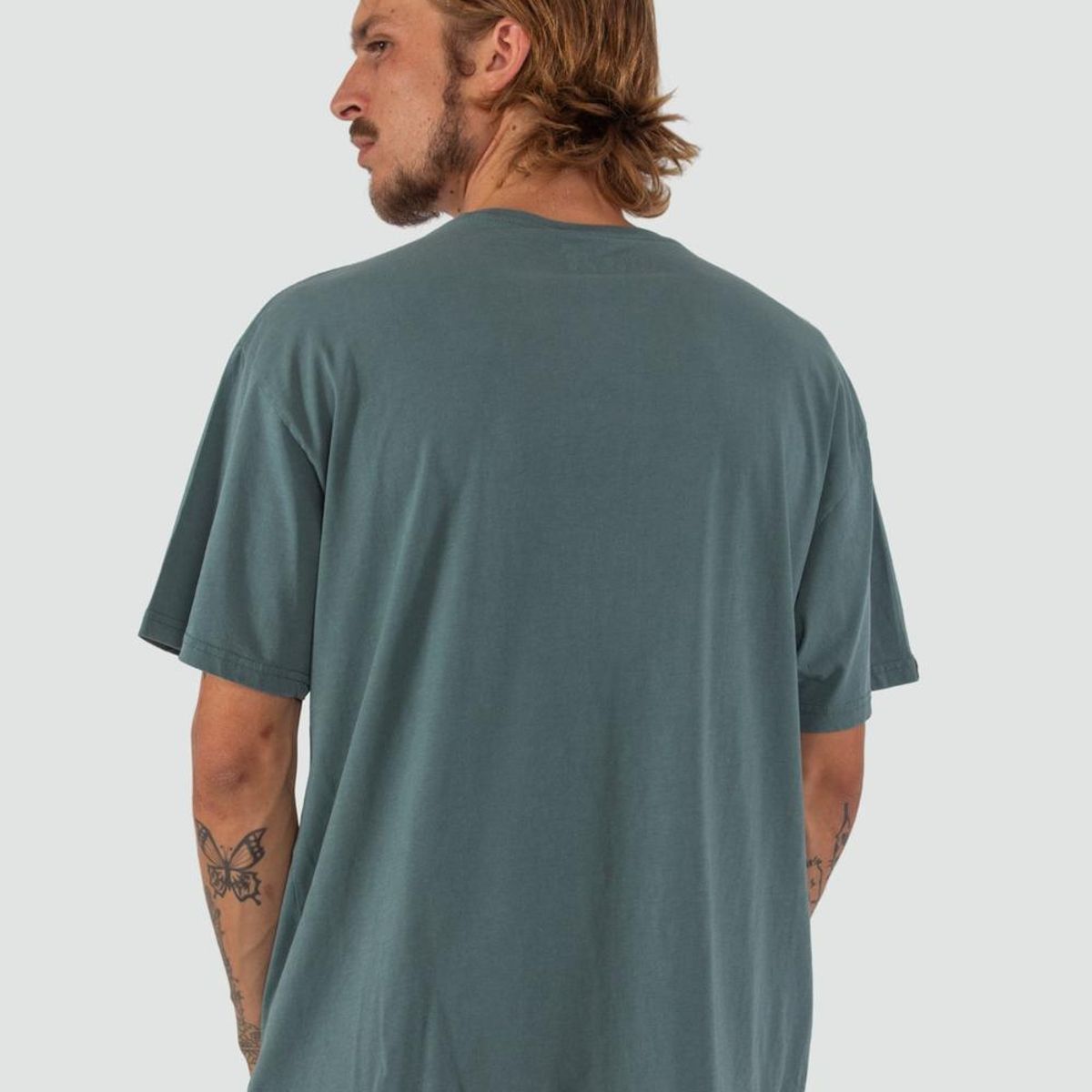 KAYA UNITE - Polera Hombre Orgánica Classy Petrol