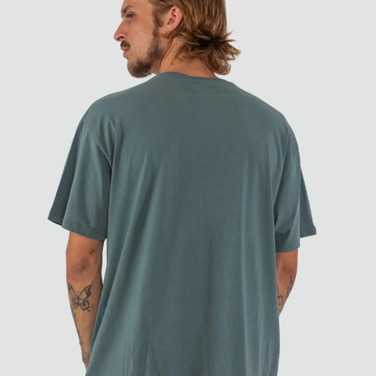 KAYA UNITE - Polera Hombre Orgánica Classy Petrol