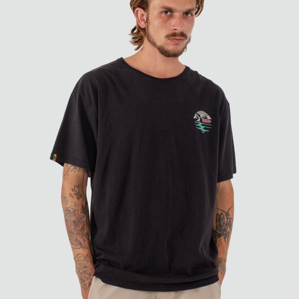 KAYA UNITE - Polera Hombre Escape Negra