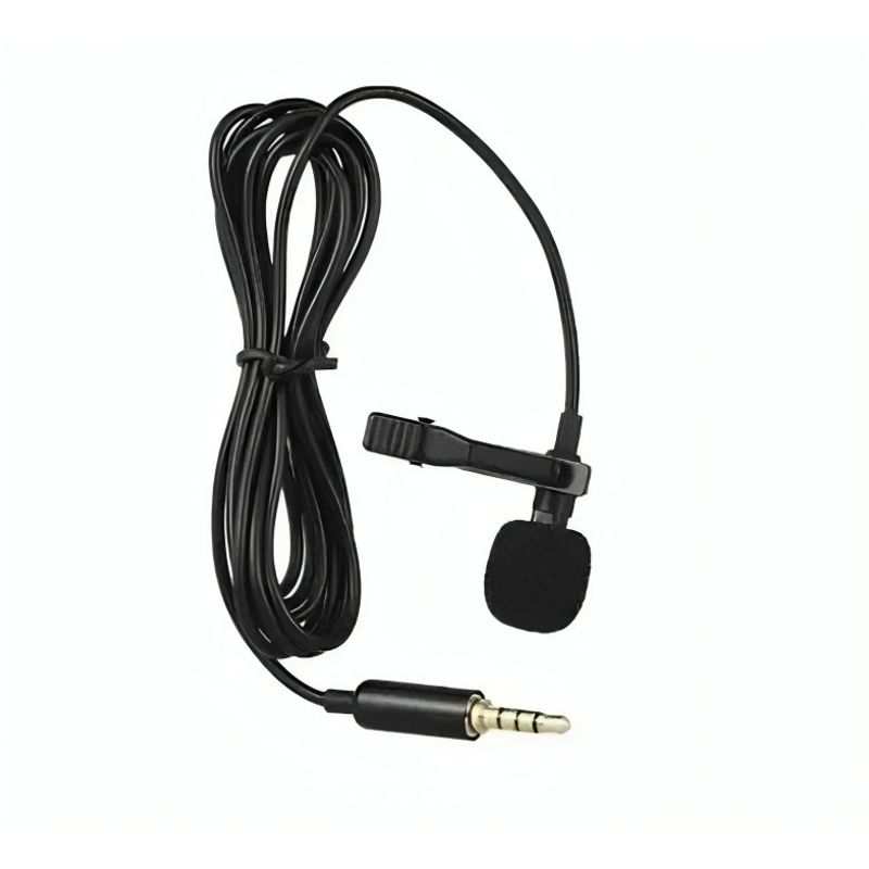 OEM - Micrófono Condensador Lavalier Solapa Para Celulares CONECTOR AUX