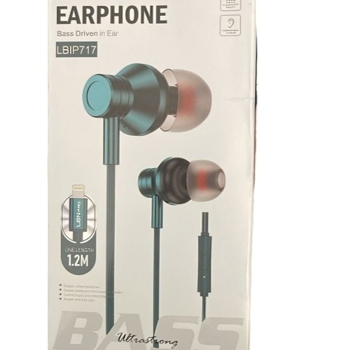 LBN - AUDIFONO MANOS LIBRE CONEXIÓN TIPO Lightning  LBIP717 VERDE