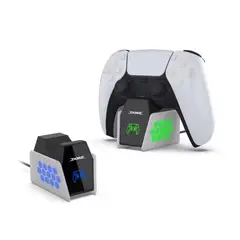 DOBE - Base de carga para controlador PS5 con soporte de cargador USB ligero