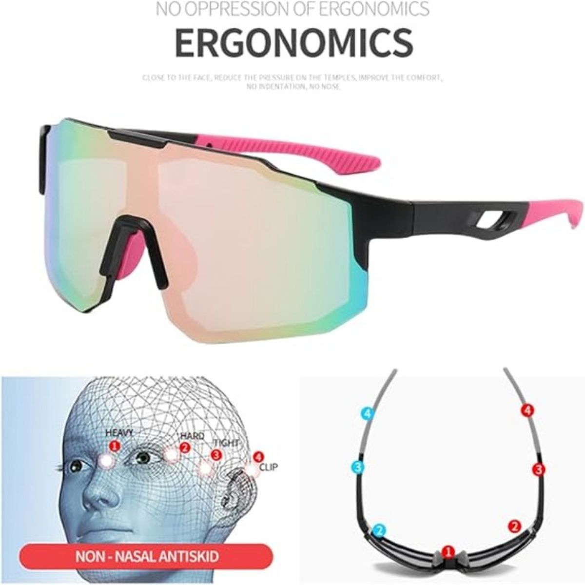 TIOZONEY - Gafas de sol con protección UV