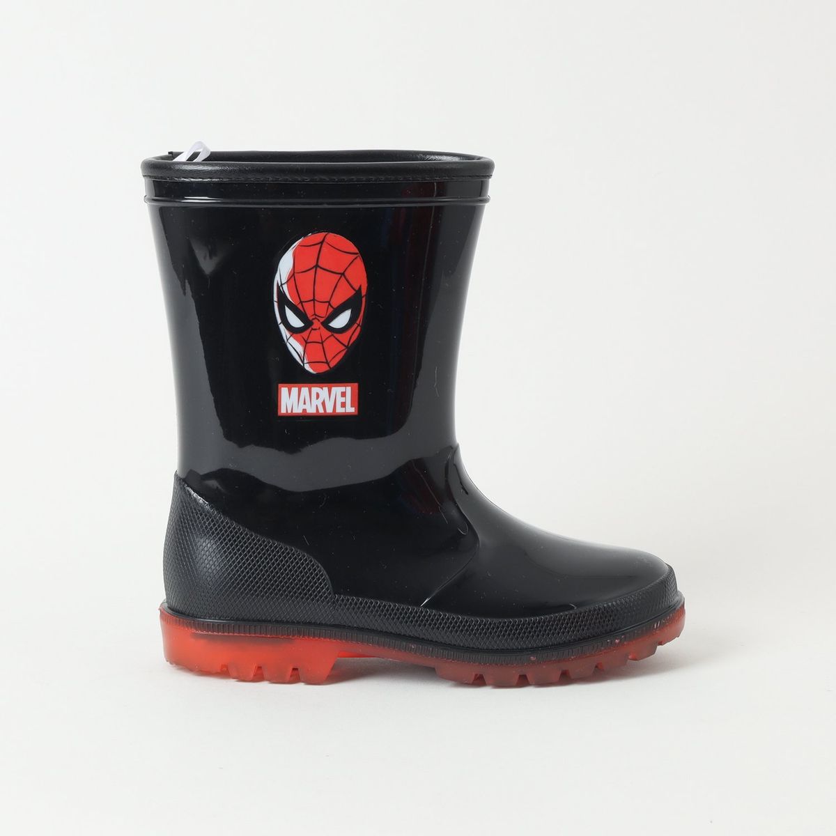 MARVEL - Bota De Agua Con Luces Y Chiporro Niño Spiderman Negro Marvel
