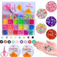 GENERICO - Kit De Pulseras Y Collares Medium Set Manualidades Para Niña