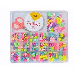 GENERICO - Kit Para Hacer Pulseras Juego De Pulseras Y Collares Niñas