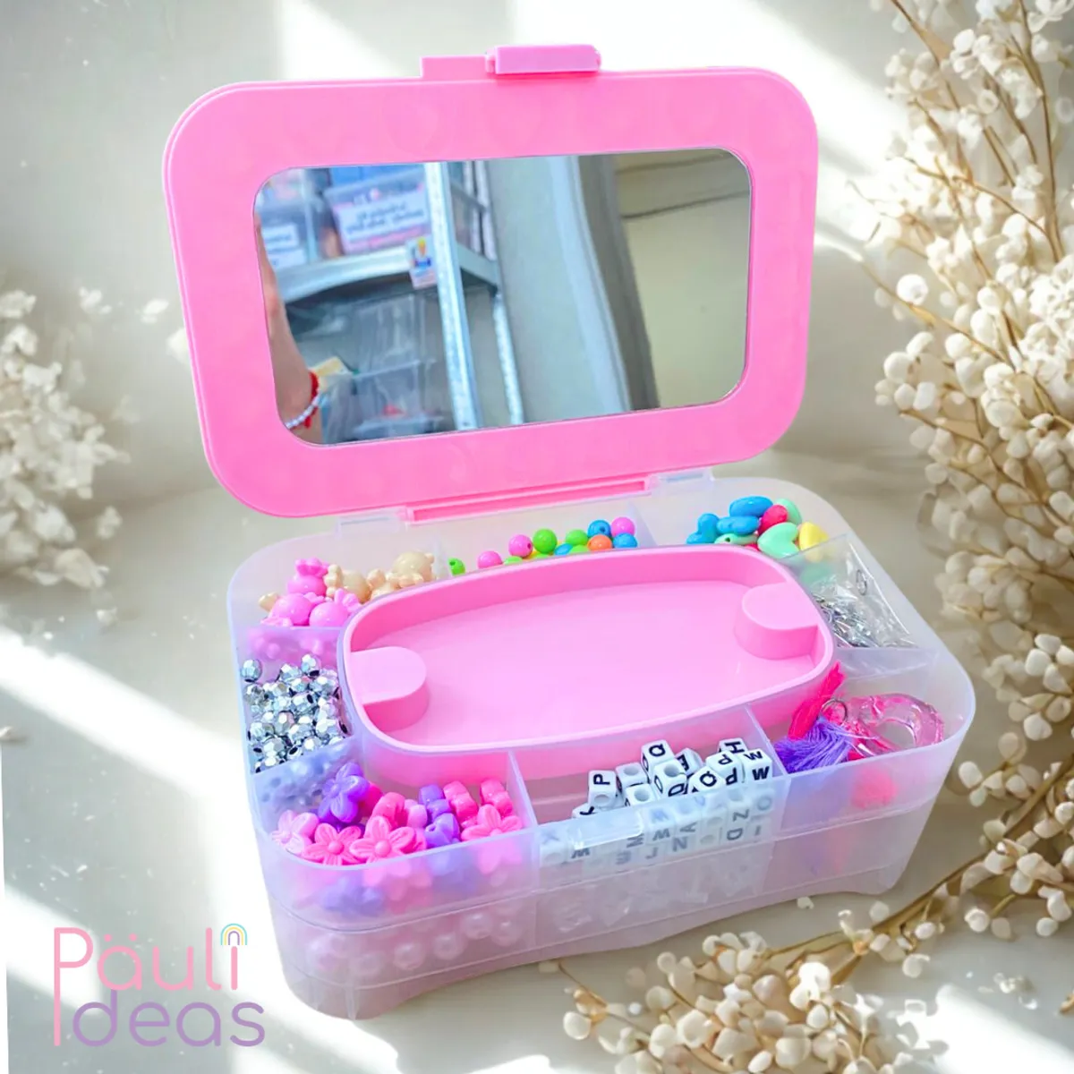 GENERICO - Set Maleta Para Hacer Pulseras Y Collares Juguete Cuentas